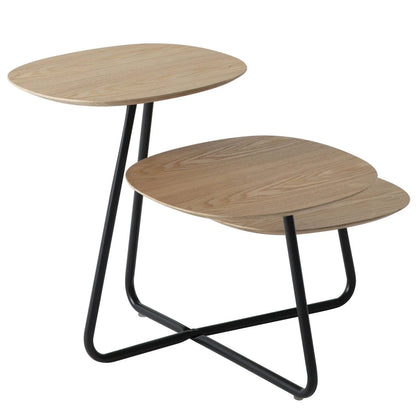 Hazelton Multi-Top End Tables with Manufactured Wood Top and Powder Coated Steel Frame - Elax Furniture