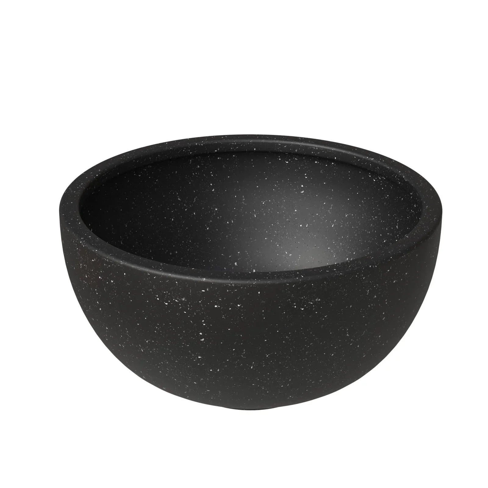 Iris Modern Round Planter Pot in Fiberstone and Clay Weather Resistant Design - Elax Furniture