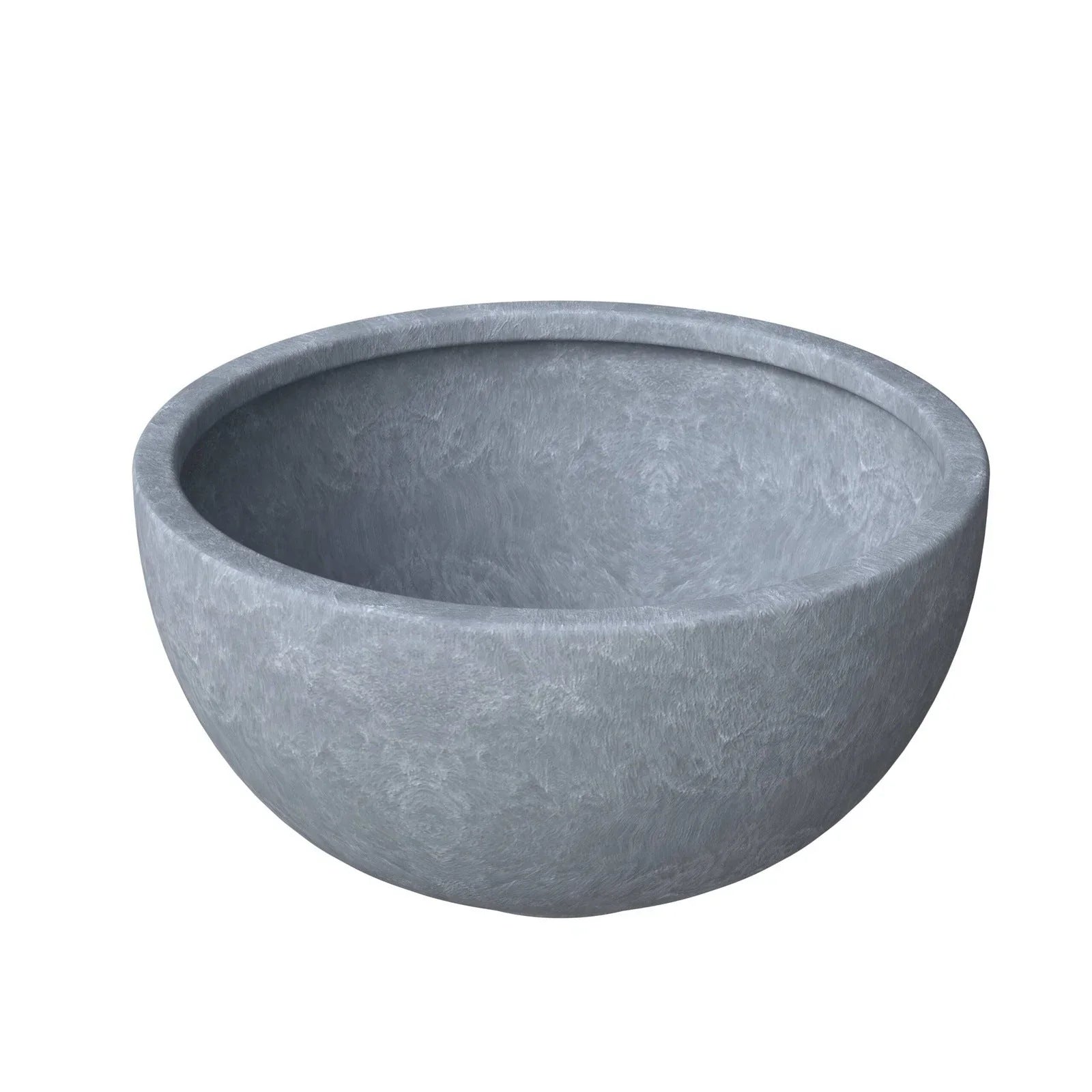 Iris Modern Round Planter Pot in Fiberstone and Clay Weather Resistant Design - Elax Furniture