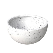 Iris Modern Round Planter Pot in Fiberstone and Clay Weather Resistant Design - Elax Furniture
