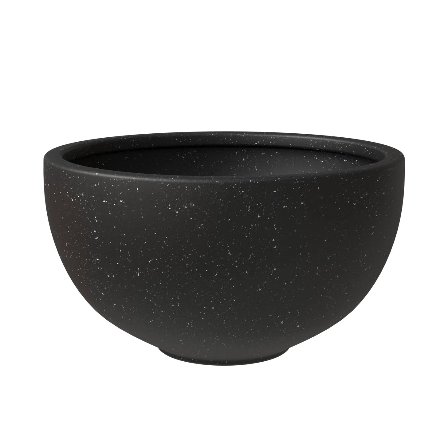 Iris Modern Round Planter Pot in Fiberstone and Clay Weather Resistant Design - Elax Furniture