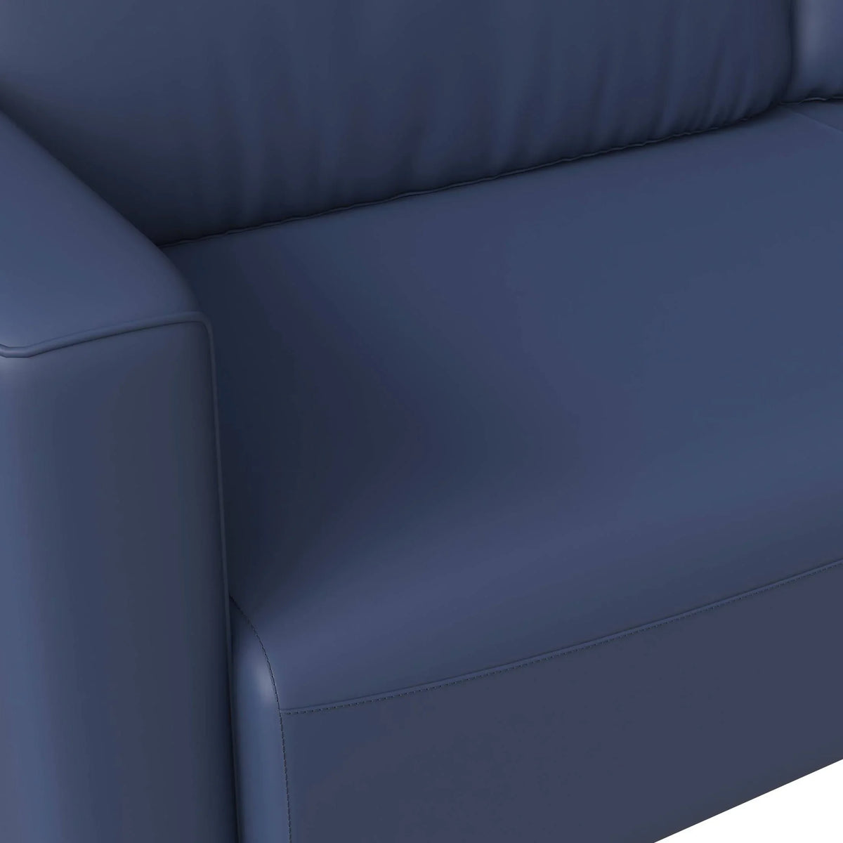 Inno 3-Seater Leather Wide Sofa with Stainless Steel Legs and Removable Cushions - Elax Furniture