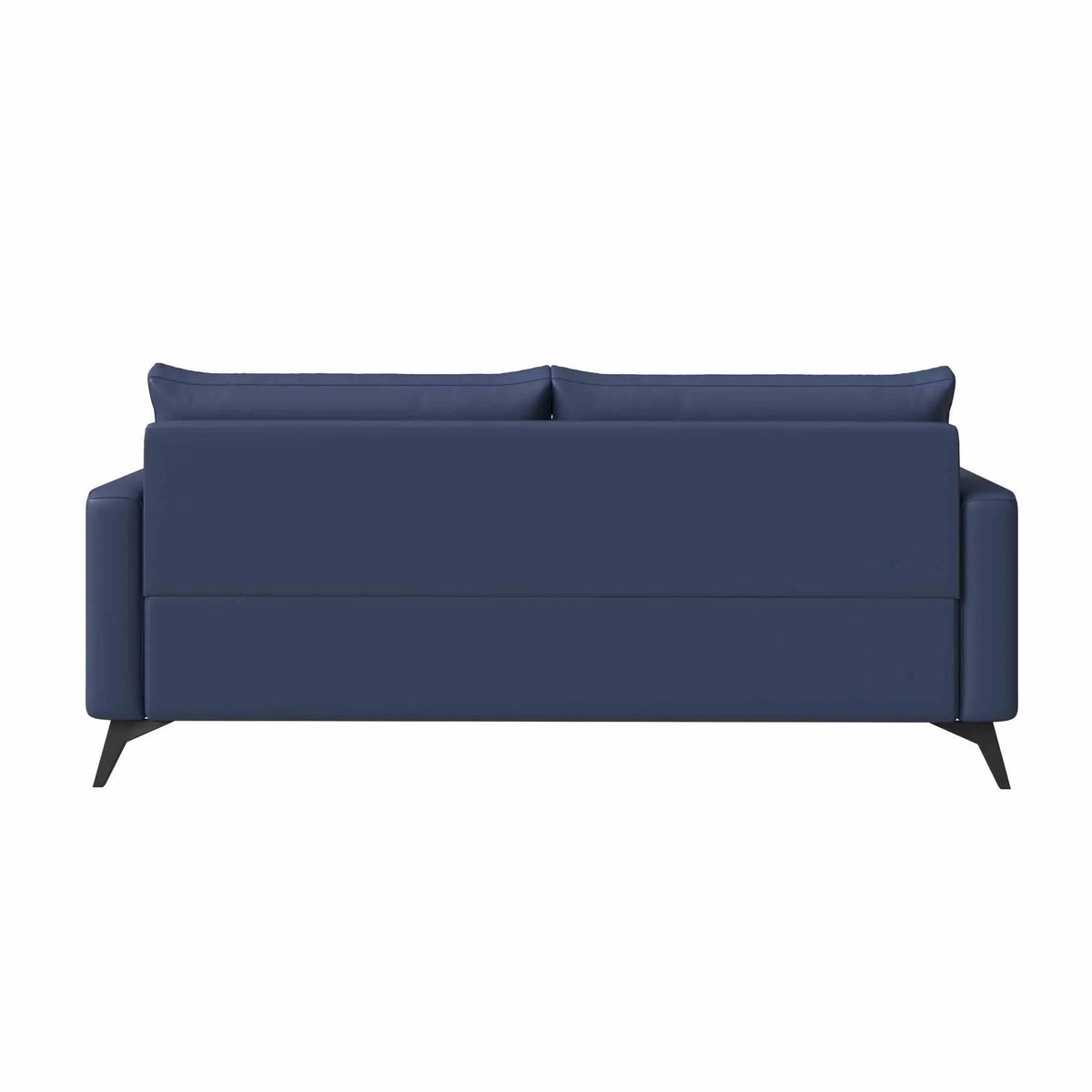 Inno 3-Seater Leather Wide Sofa with Stainless Steel Legs and Removable Cushions - Elax Furniture