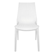 Kent Mid-Century Modern Weave Design 5-Piece Outdoor Patio Dining Set - Elax Furniture