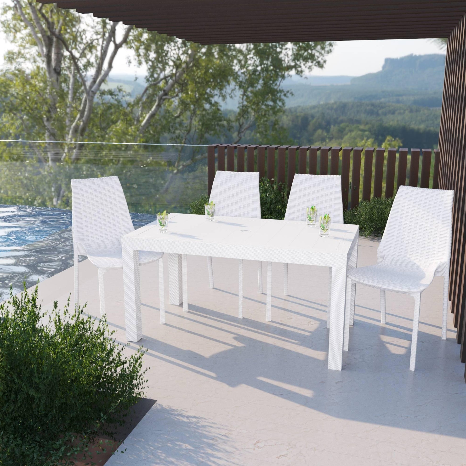 Kent Outdoor Dining Chair set of 4 - Elax Furniture