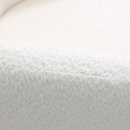 Lylo Accent Arm Chair Upholstered in Boucle/Velvet with Barrel Back Design - Elax Furniture