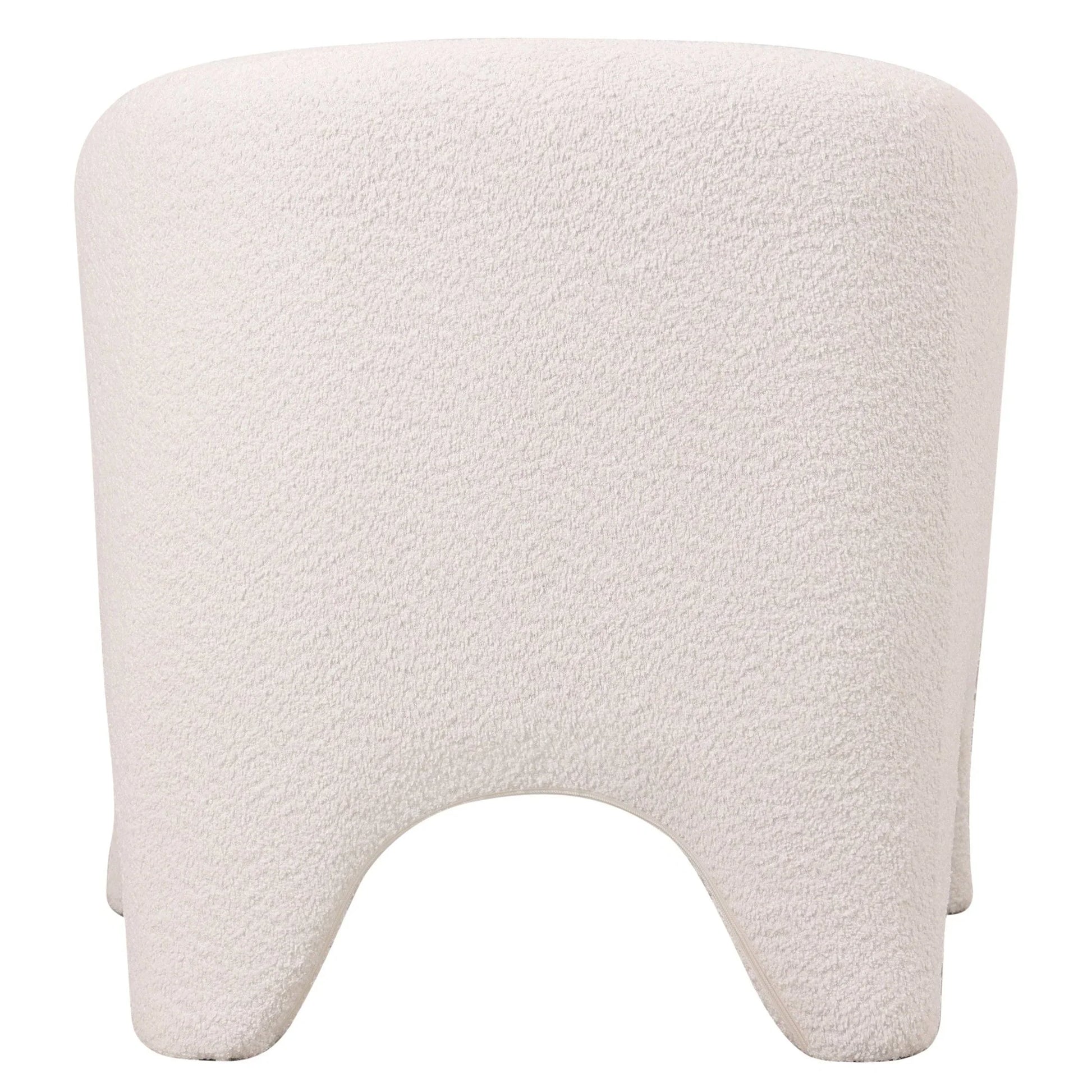 Lylo Accent Arm Chair Upholstered in Boucle/Velvet with Barrel Back Design - Elax Furniture