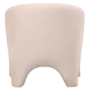 Lylo Accent Arm Chair Upholstered in Boucle/Velvet with Barrel Back Design - Elax Furniture