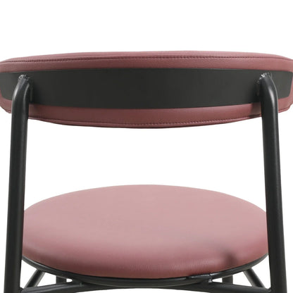 Lume Modern Dining Chair Upholstered in Polyester with Metal Legs - Elax Furniture