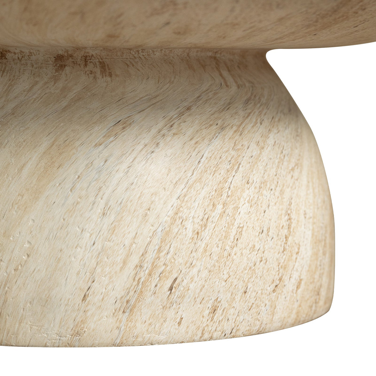 Lunexa Round Coffee Table in Fiberstone for Indoor and Outdoor use
