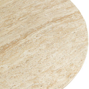 Lunexa Round Coffee Table in Fiberstone for Indoor and Outdoor use