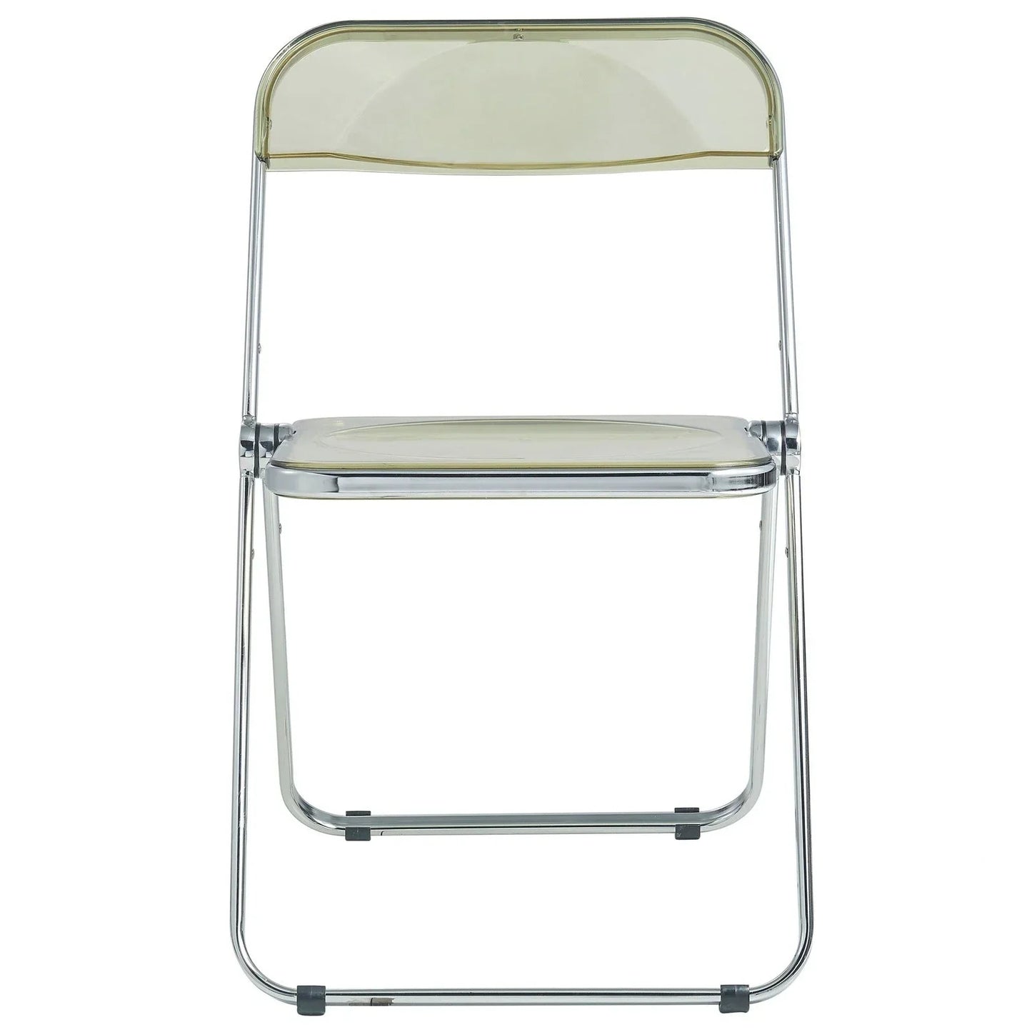 Lawrence Acrylic Folding Chair With Metal Frame Set of 4 - Elax Furniture