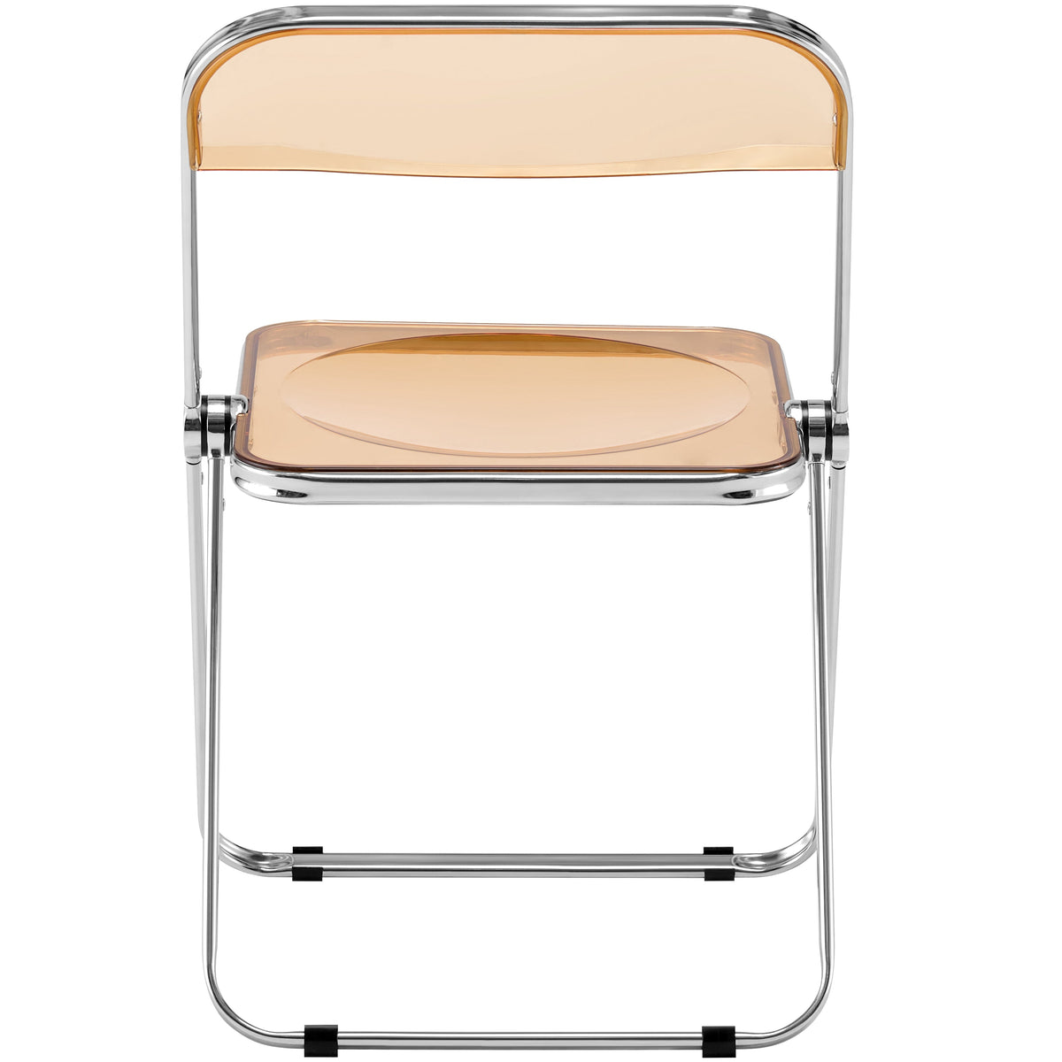 Lawrence Acrylic Folding Chair With Metal Frame