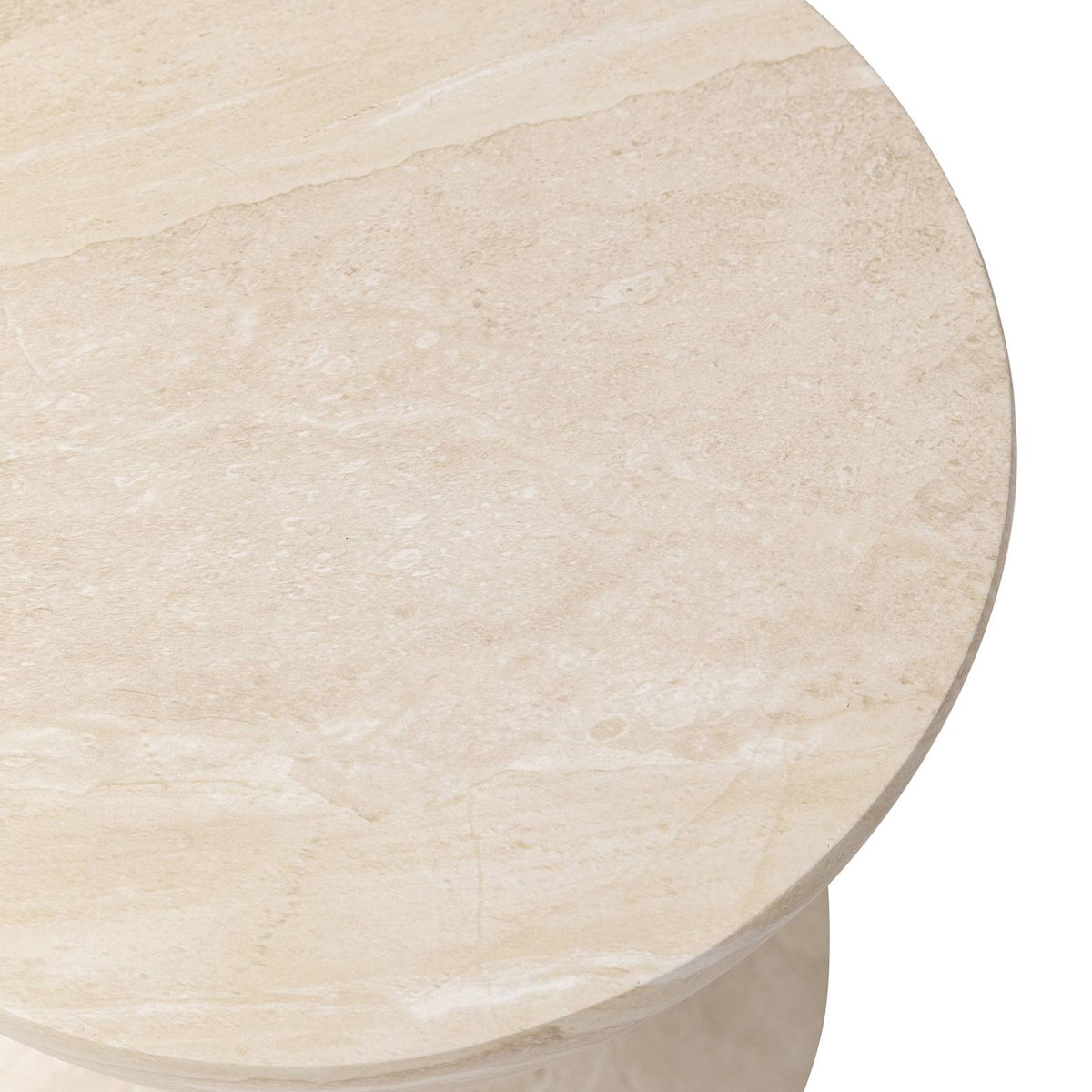 LeisureMod Loft Collection Fiberglass Outdoor Side Table in Moss Grey