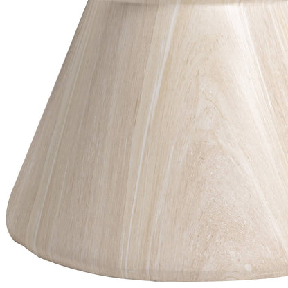 LeisureMod Loft Collection Fiberglass Outdoor Side Table in Moss Grey