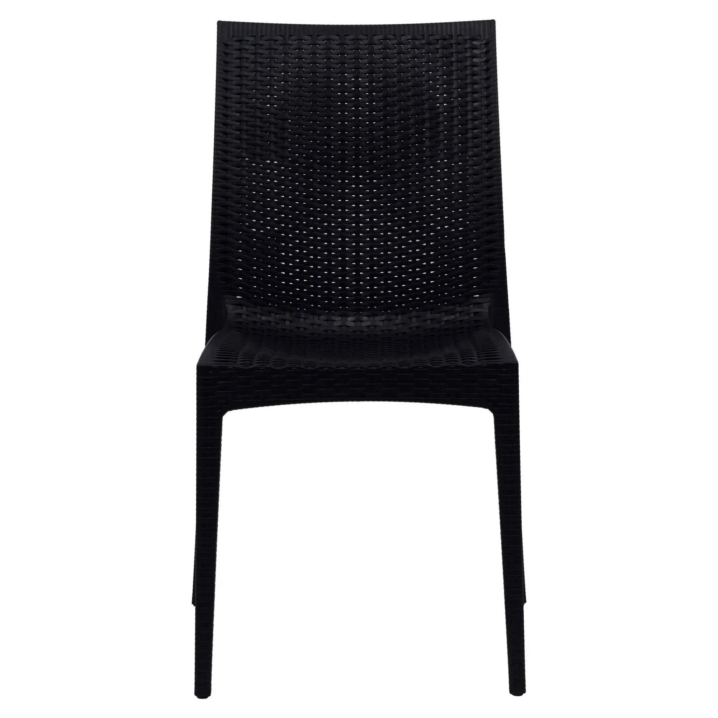Mace Patio Outdoor Dining Chair with Weave Design in Polypropylene - Elax Furniture