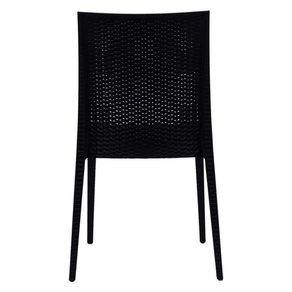 Mace Patio Outdoor Dining Chair with Weave Design in Polypropylene - Elax Furniture