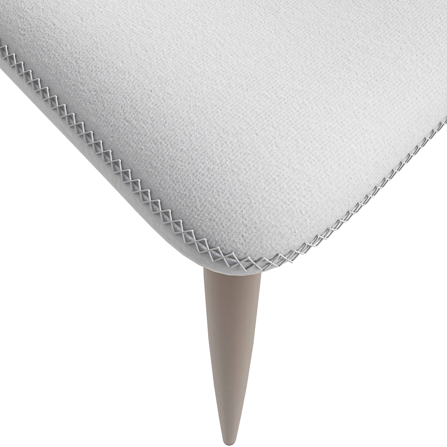 Mosaic Modern Dining Chair Upholstered Fabric Accent Chair with Curved Back