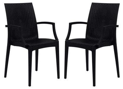 Weave Mace Indoor/Outdoor Chair (With Arms) - Elax Furniture