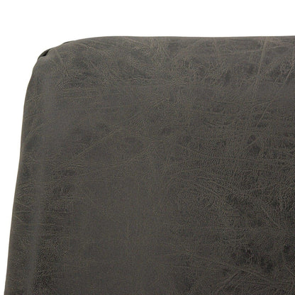 Markley Modern Leather Dining Chair With Gold Legs Set of 4 - Elax Furniture