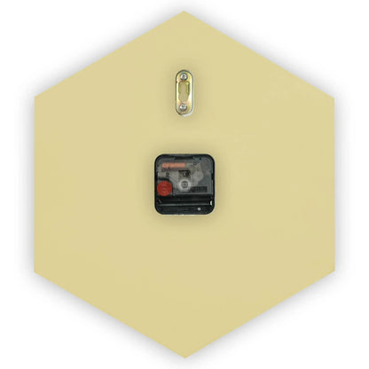 Manchester Modern hexagon Silent Non-Ticking Wall Clock - Elax Furniture