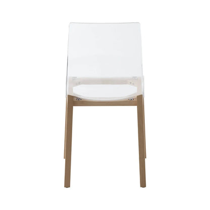 Marsden Modern Dining Side Chair With Beech Wood Legs - Elax Furniture