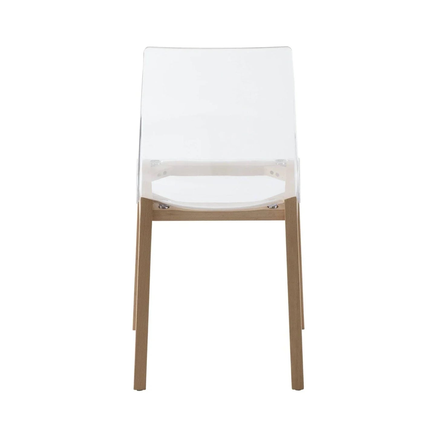Marsden Modern Dining Side Chair with Beech Wood Legs, Set of 4 - Elax Furniture