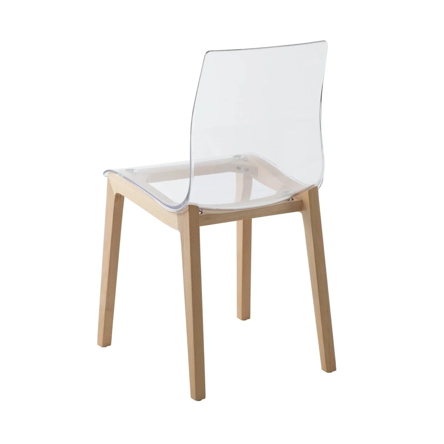 Marsden Modern Dining Side Chair with Beech Wood Legs, Set of 2 - Elax Furniture