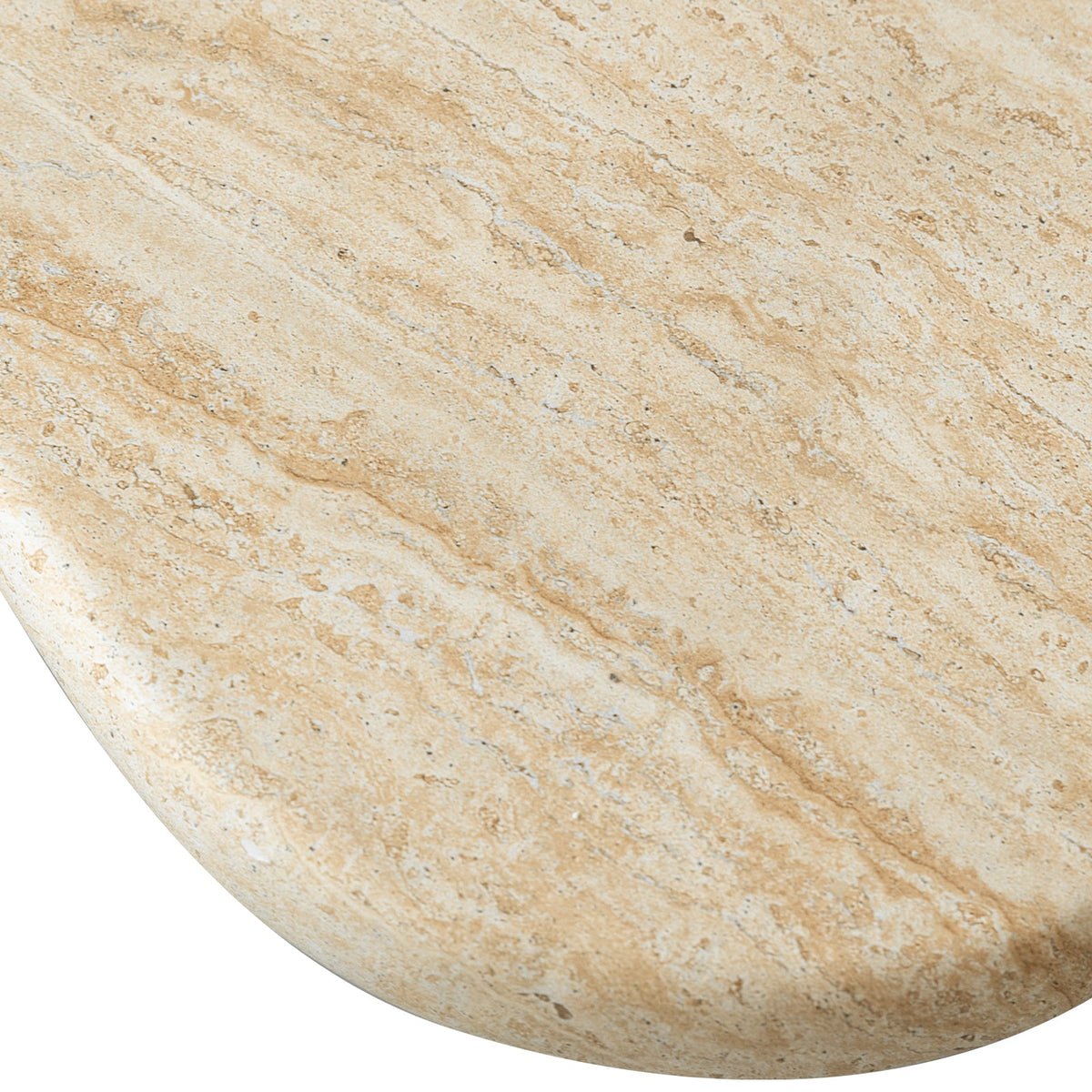 Maria Fiberstone Coffee Table Organic Shape Design Tabletop for Indoor and Outdoor
