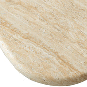 Maria Fiberstone Coffee Table Organic Shape Design Tabletop for Indoor and Outdoor