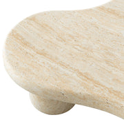 Maria Fiberstone Coffee Table Organic Shape Design Tabletop for Indoor and Outdoor