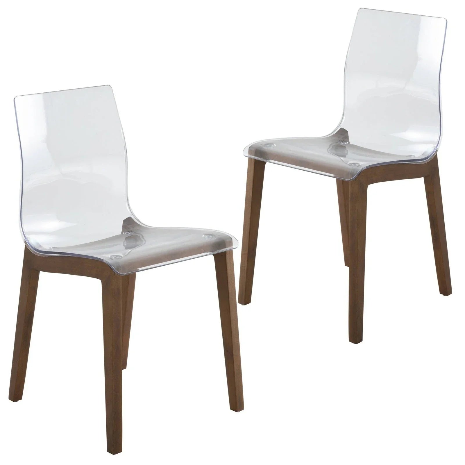 Marsden Modern Dining Side Chair with Beech Wood Legs, Set of 2 - Elax Furniture