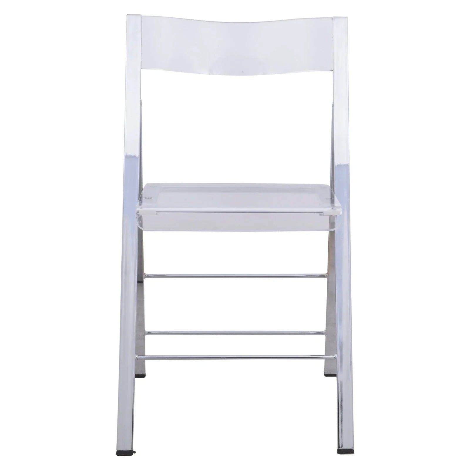 Menno Modern Acrylic Folding Chair Set of 2 - Elax Furniture