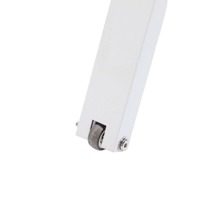 Marlin Patio Chaise Lounge Chair with Armrests in White Aluminum Frame, Set of 2 - Elax Furniture