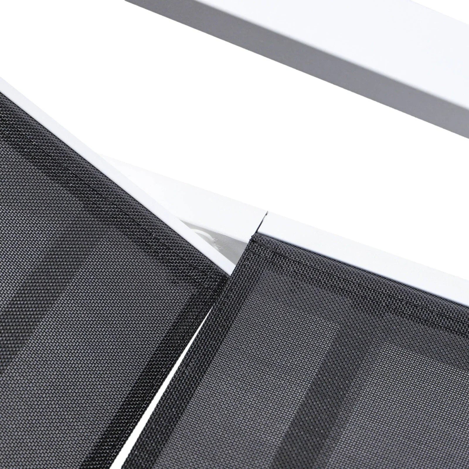 Marlin Modern White Aluminum Outdoor Chaise Lounge Chair Set of 2 With Arms And Square Fire Pit Side Table for Patio - Elax Furniture