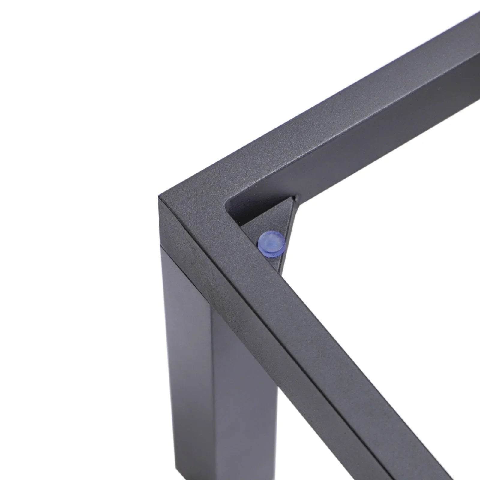 Marlin Patio Chaise Lounge Chair with Black Aluminum Frame, Set of 2 - Elax Furniture