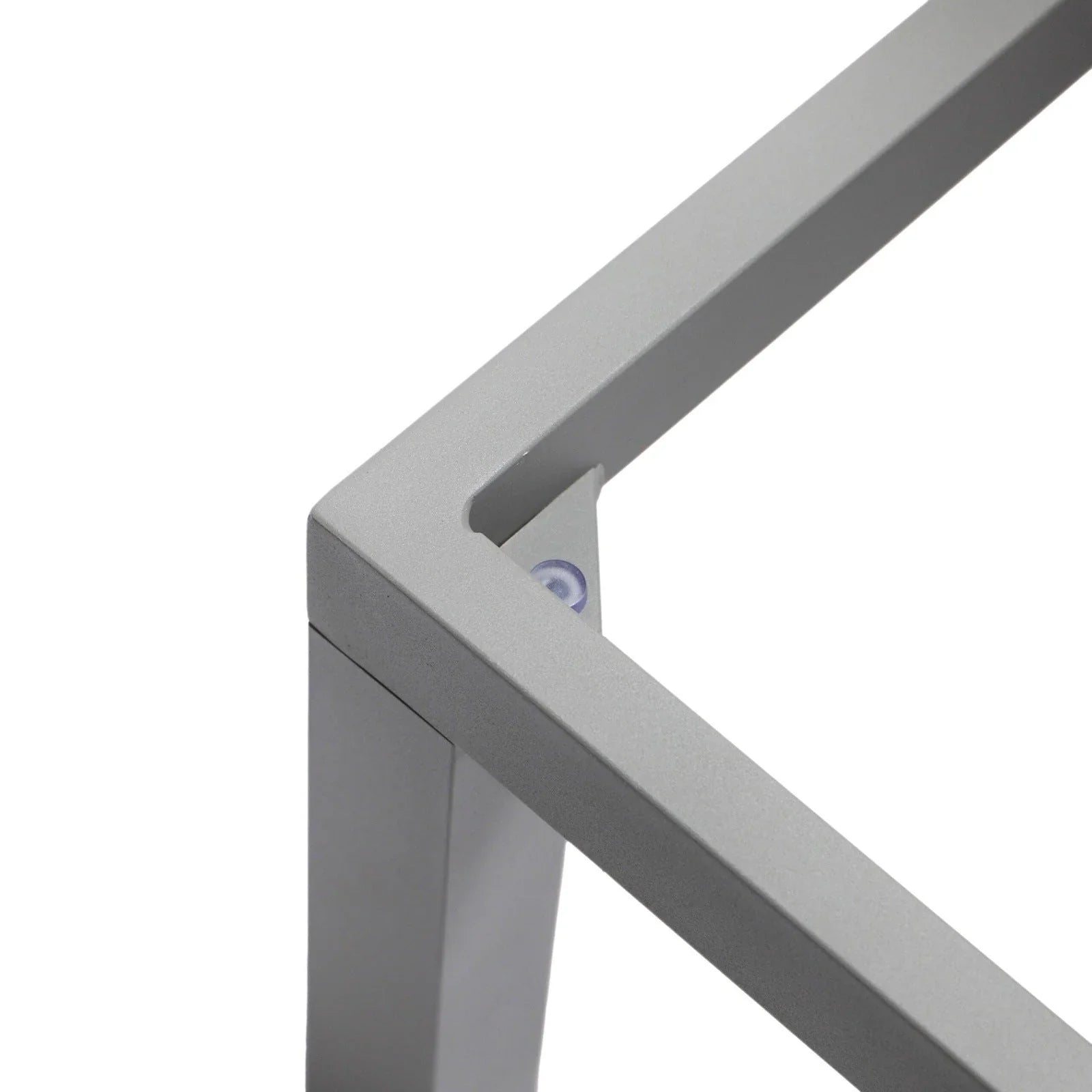 Marlin Patio Chaise Lounge Chair with Grey Aluminum Frame, Set of 2 - Elax Furniture