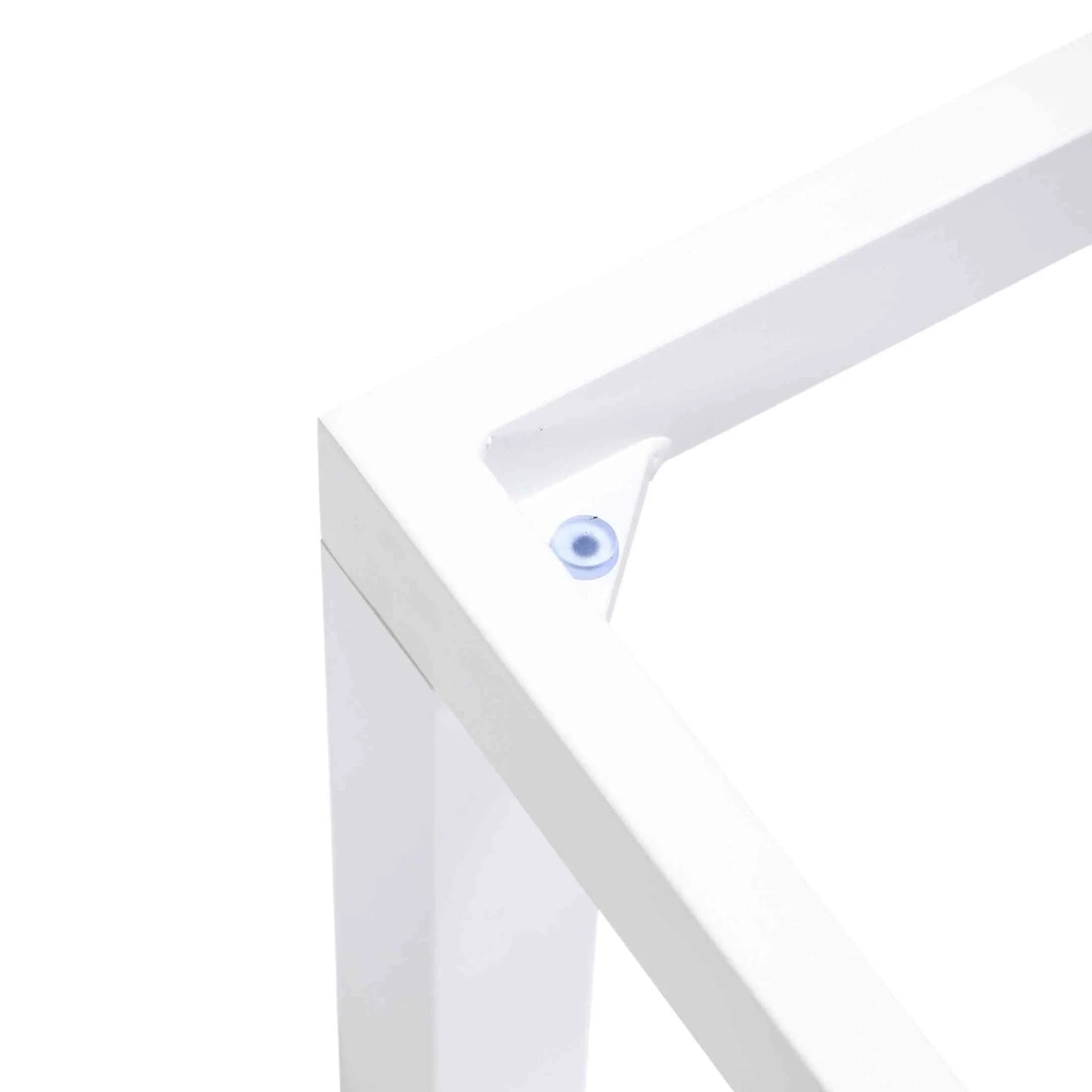 Marlin Patio Chaise Lounge Chair with White Aluminum Frame, Set of 2 - Elax Furniture