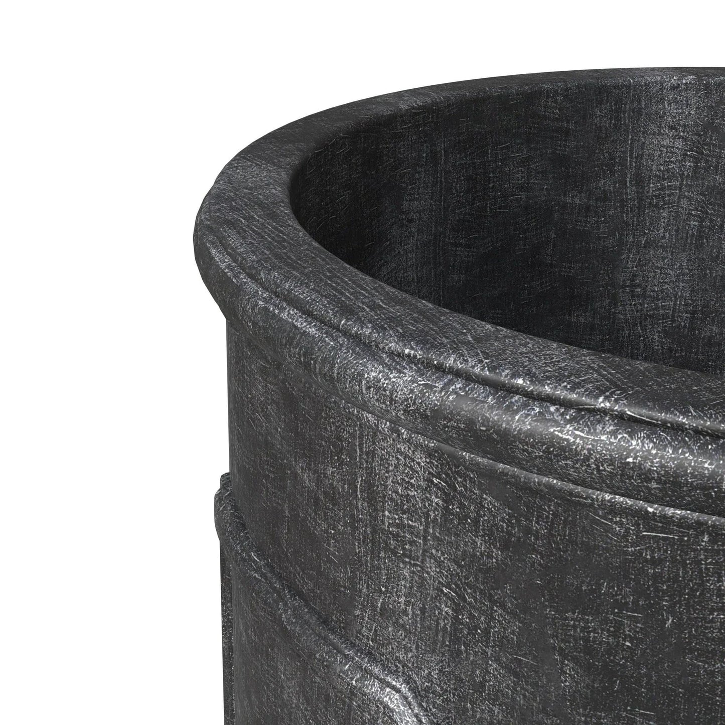 Meadow Fiberstone and MGO Clay Modern Round Planter Pot for Indoor and Outdoor - Elax Furniture