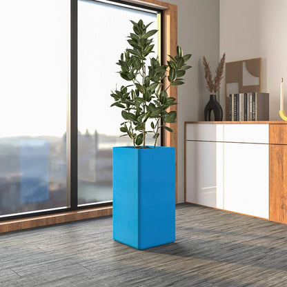 Marquee Fiberstone and MGO Clay Square Planter Pot for Indoor and Outdoor - Elax Furniture