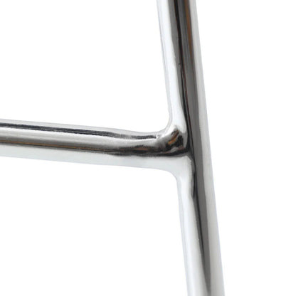 Melrose Modern Wood Counter Stool With Chrome Frame Set of 4 - Elax Furniture