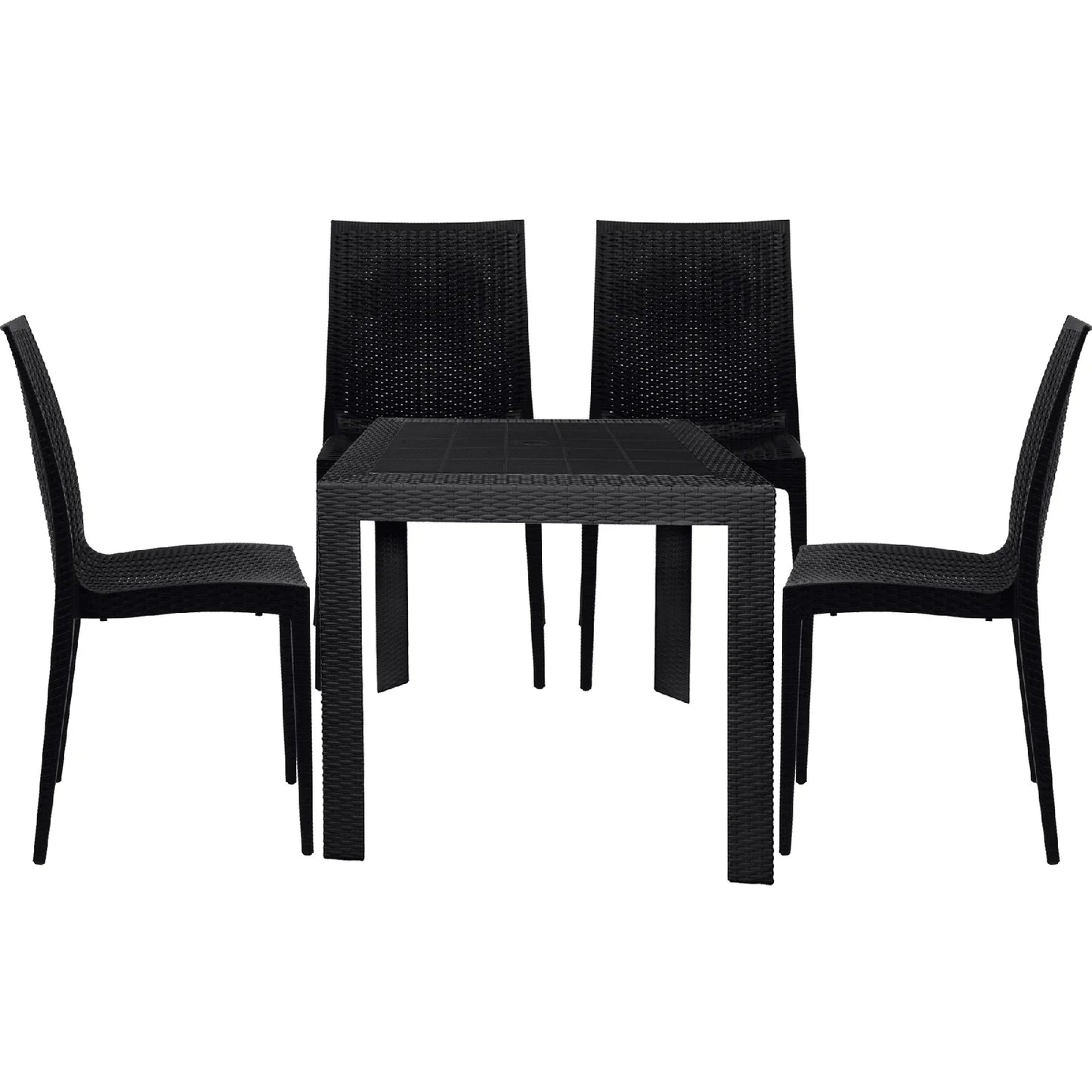 Mace Mid-Century 5-Piece Outdoor Dining Set - Elax Furniture