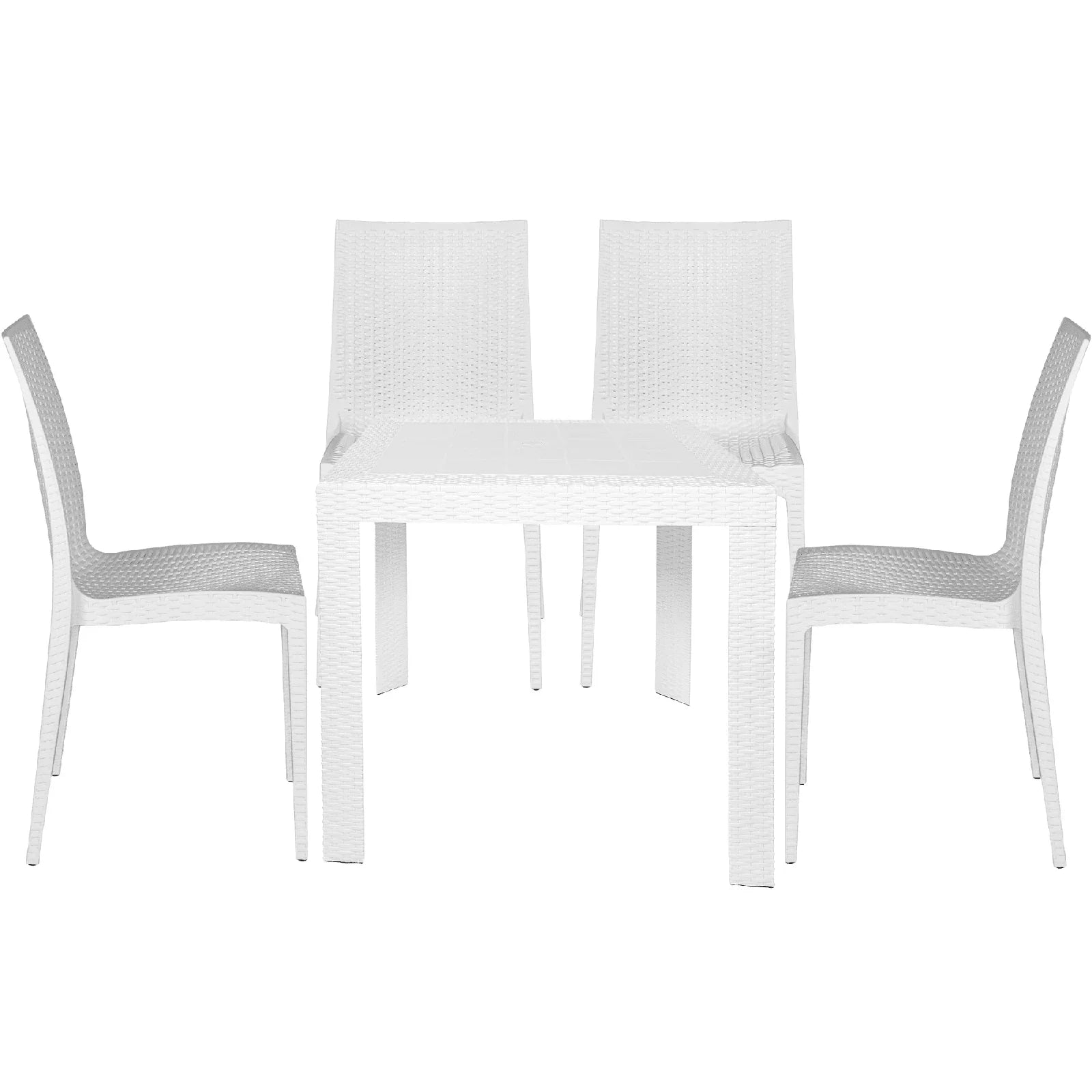 Mace Mid-Century 5-Piece Outdoor Dining Set - Elax Furniture