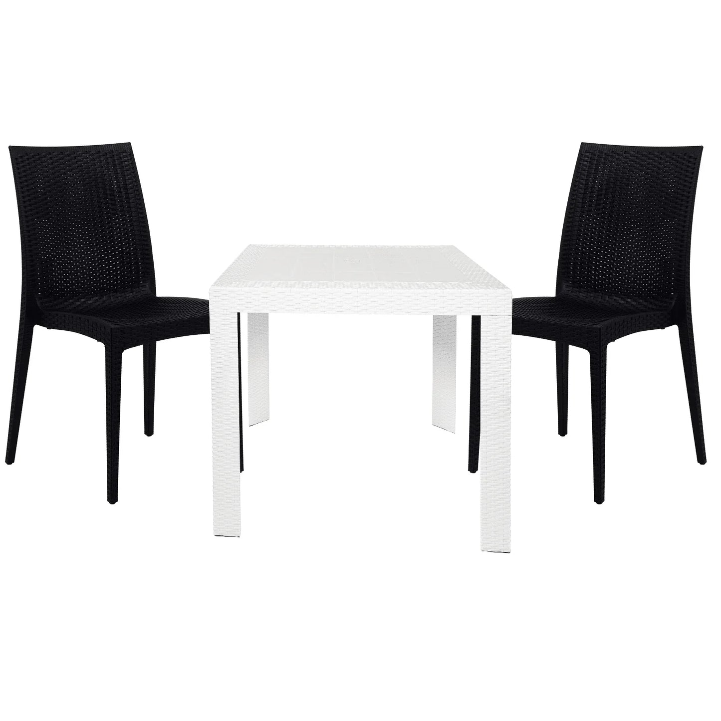 Mace Mid-Century 3-Piece Outdoor Dining Set - Elax Furniture
