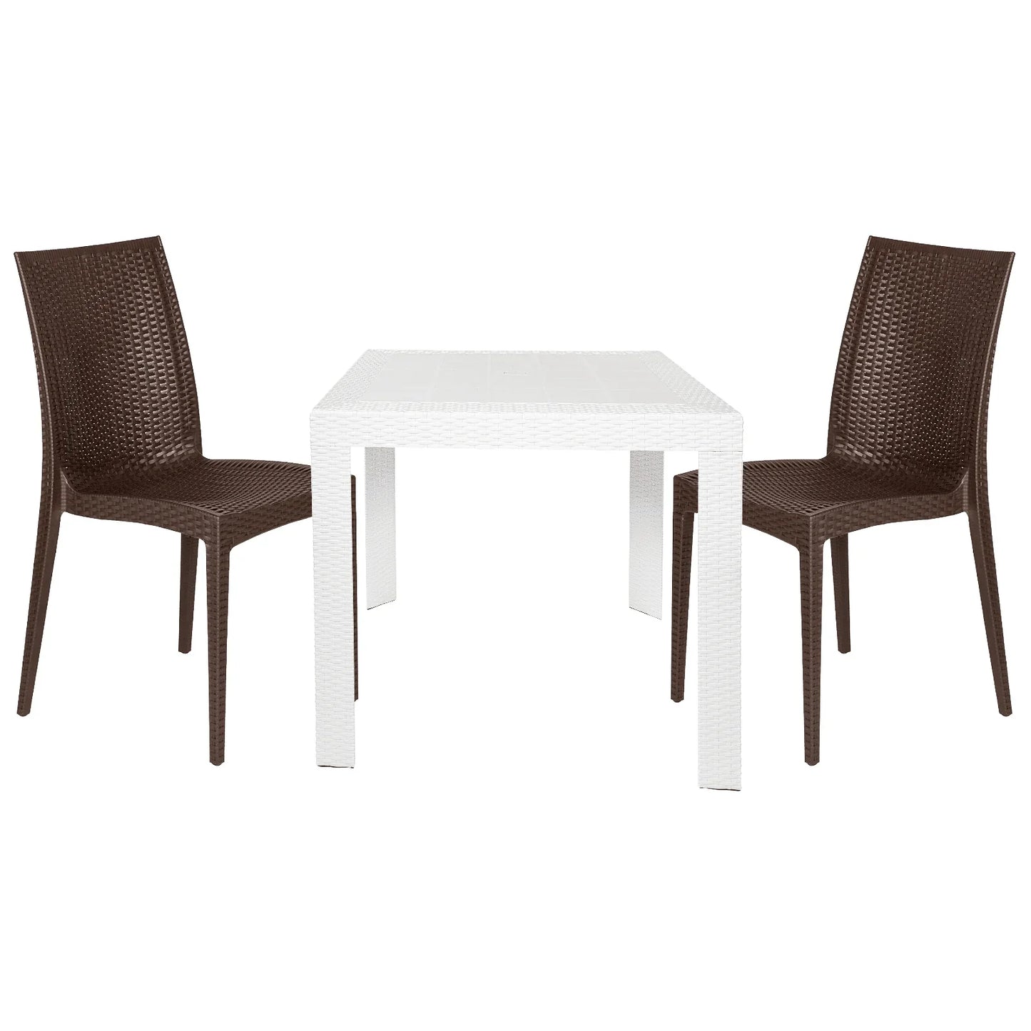 Mace Mid-Century 3-Piece Outdoor Dining Set - Elax Furniture