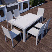 Mace Mid-Century 7-Piece Outdoor Dining Set - Elax Furniture