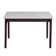 Mina Dining Table with Sintered Stone Tabletop with Metal/Wood Legs