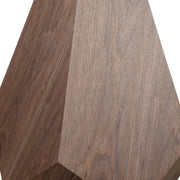 Nebo Modern Dining Table in Walnut Base with Glass/Sintered Stone Table Top - Elax Furniture