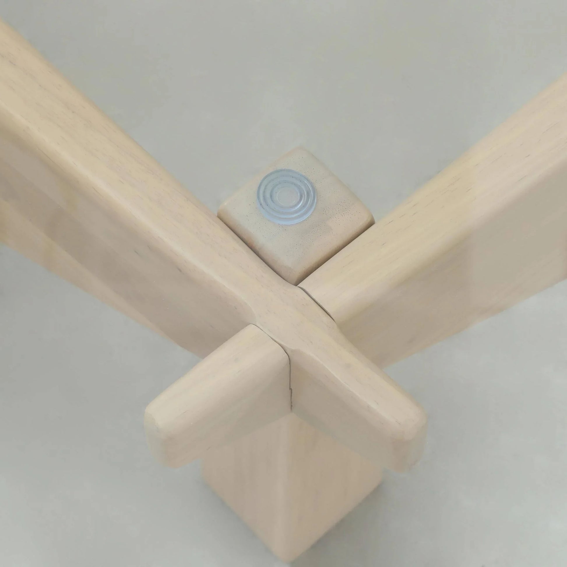 Imperial Triangular Coffee Table with a Glass Tabletop and Wood Base - Elax Furniture