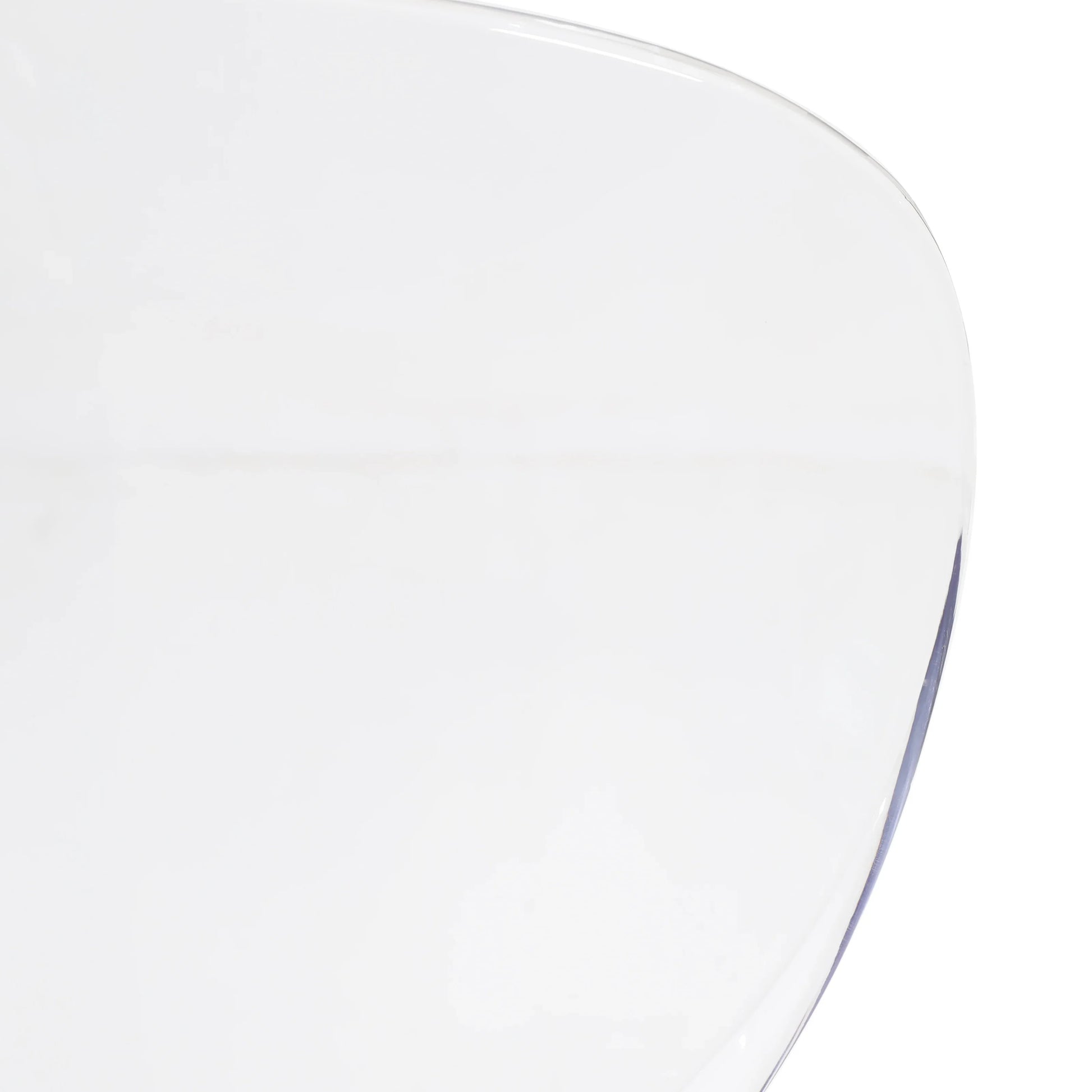 LeisureMod 5-Piece Dining Set Round Black MDF Dining Table and 4 Acrylic Dining Chairs with Chrome Legs - Elax Furniture